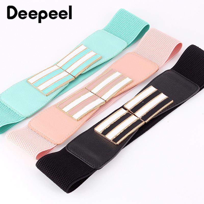 Belts Deepeel 1pc 2.5*65cm Fresh Fashion Decorative Cummerbunds Elastic Waistband Skirt Wild ElasticBand Candy Color Belt CB054, White
Belts Deepeel 1pc 2.5*65cm Fresh Fashion Decorative Cummerbunds Elastic Waistband Skirt Wild ElasticBand Candy Color Belt CB054, White