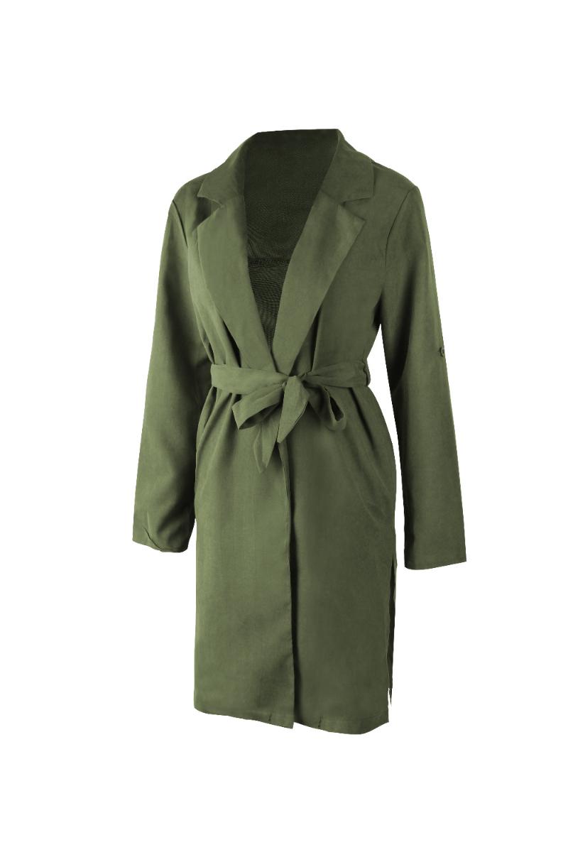 Vogue New Nice Autumn Winter Women Trench Coat Side Split Long Outerwear Tops Loose Pocket Turn Down Collar Overcoat With Belt
Vogue New Nice Autumn Winter Women Trench Coat Side Split Long Outerwear Tops Loose Pocket Turn Down Collar Overcoat With Belt