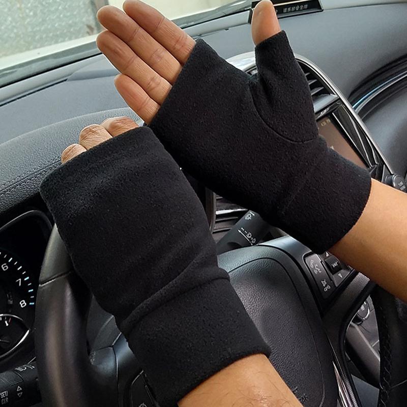 Winter Women Warm Hand Gloves Cute Plush Fleece Fingerless Wrist Mittens Half Finger Black Driving Ski Gloves Ladies Guantes 
Winter Women Warm Hand Gloves Cute Plush Fleece Fingerless Wrist Mittens Half Finger Black Driving Ski Gloves Ladies Guantes