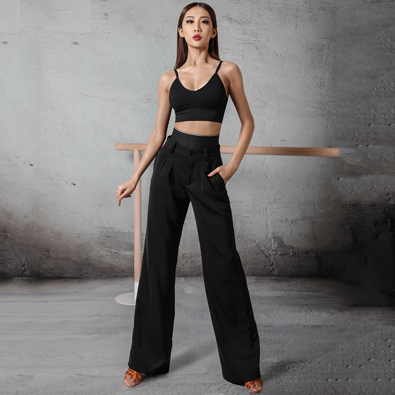 New Ballroom Latin Dance Pants Women Straight Tube Wide Leg Trousers Modern Cha Cha Tango Flamengo Dance Dress Practice Pant 828, Black;red
New Ballroom Latin Dance Pants Women Straight Tube Wide Leg Trousers Modern Cha Cha Tango Flamengo Dance Dress Practice Pant 828, Black;red