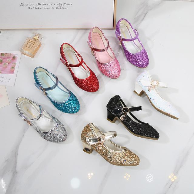 JY Children Girls Crystal Colorful Bling Shoes Princess High-Heeled Dance 8colors 26-38 116 GZX02, White
JY Children Girls Crystal Colorful Bling Shoes Princess High-Heeled Dance 8colors 26-38 116 GZX02, White