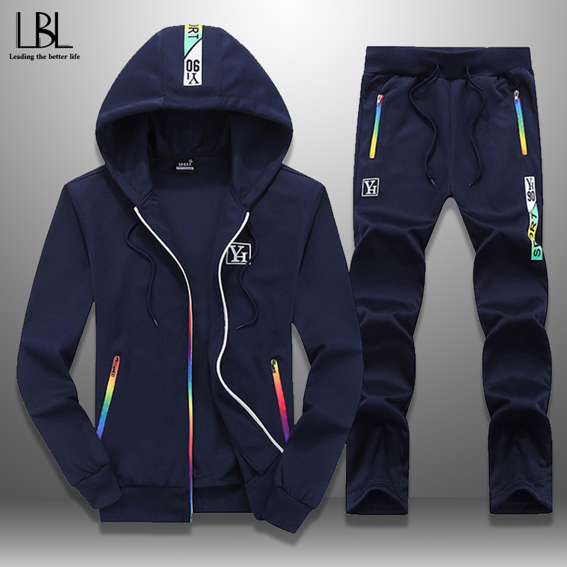 Slim Tracksuits Men Spring Autumn Zipper Hoodie Sweatsuits Streetwear Hooded Sweatshirts Sweartpants Two Piece Mens Sets 201202, Em082 grey
Slim Tracksuits Men Spring Autumn Zipper Hoodie Sweatsuits Streetwear Hooded Sweatshirts Sweartpants Two Piece Mens Sets 201202, Em082 grey