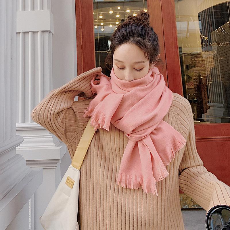 2020 Brand Designer Solid Shawls and Wraps Lady Casual Simple Scarfs Thick Warm Femme Cashmere Scarves for Women
2020 Brand Designer Solid Shawls and Wraps Lady Casual Simple Scarfs Thick Warm Femme Cashmere Scarves for Women