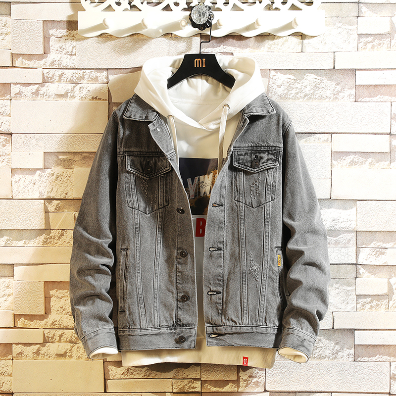 2021 Men's Retro Hip Street-style Male Fashion Denim High-quality Jacket 9s03, Games 
2021 Men's Retro Hip Street-style Male Fashion Denim High-quality Jacket 9s03, Games