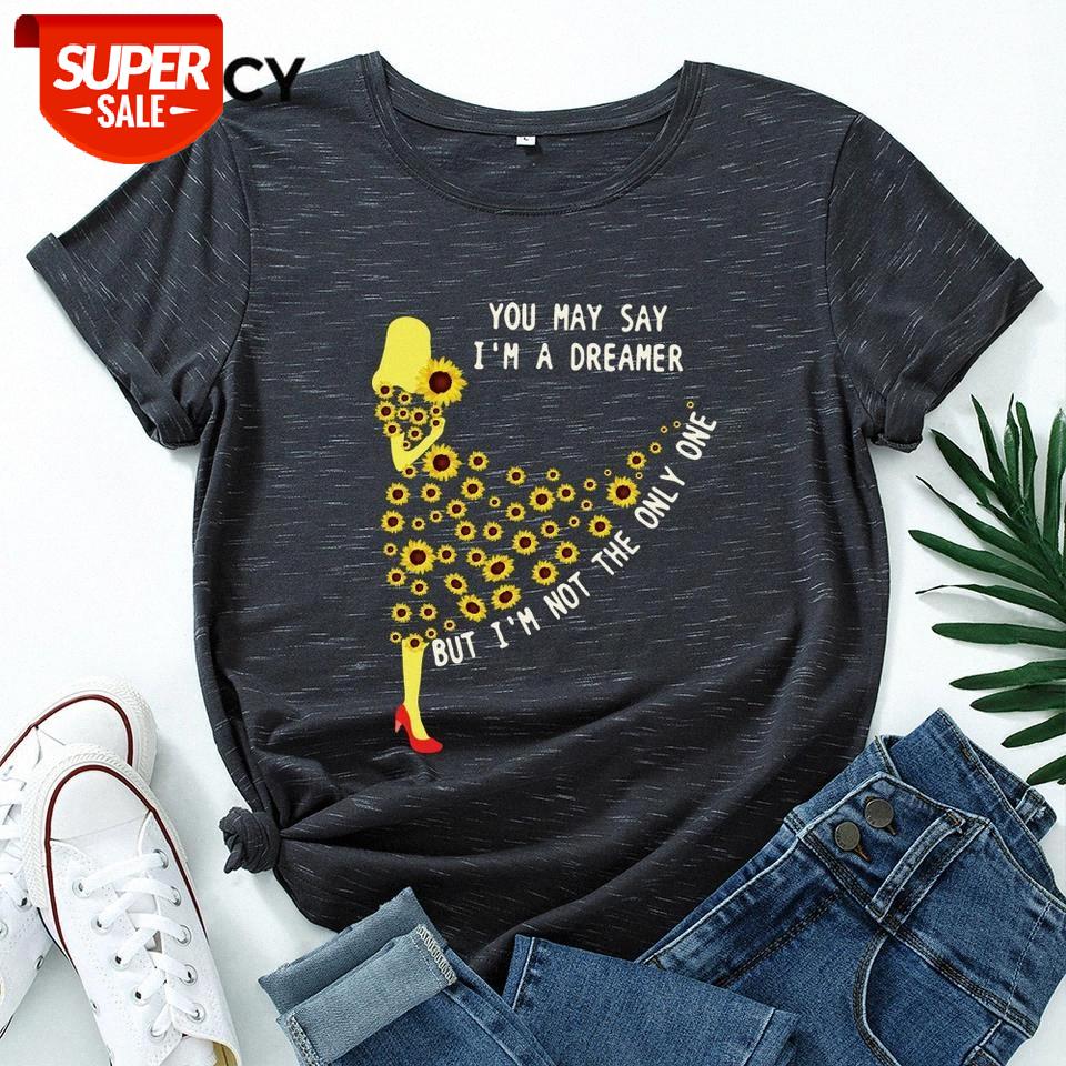 JFUNCY Short Sleeve Women's Cotton T-shirt Girl Dreamer T Shirts Female Graphic Tees Tops Lady Tshirt #yw2O, White
JFUNCY Short Sleeve Women's Cotton T-shirt Girl Dreamer T Shirts Female Graphic Tees Tops Lady Tshirt #yw2O, White