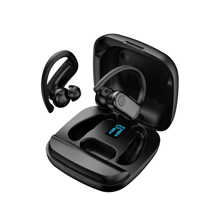 Bluetooth Headset ANC HiFi Sound Quality Automatic Pairing LED Display Waterproof Bluetooth V5.0, Black
Bluetooth Headset ANC HiFi Sound Quality Automatic Pairing LED Display Waterproof Bluetooth V5.0, Black