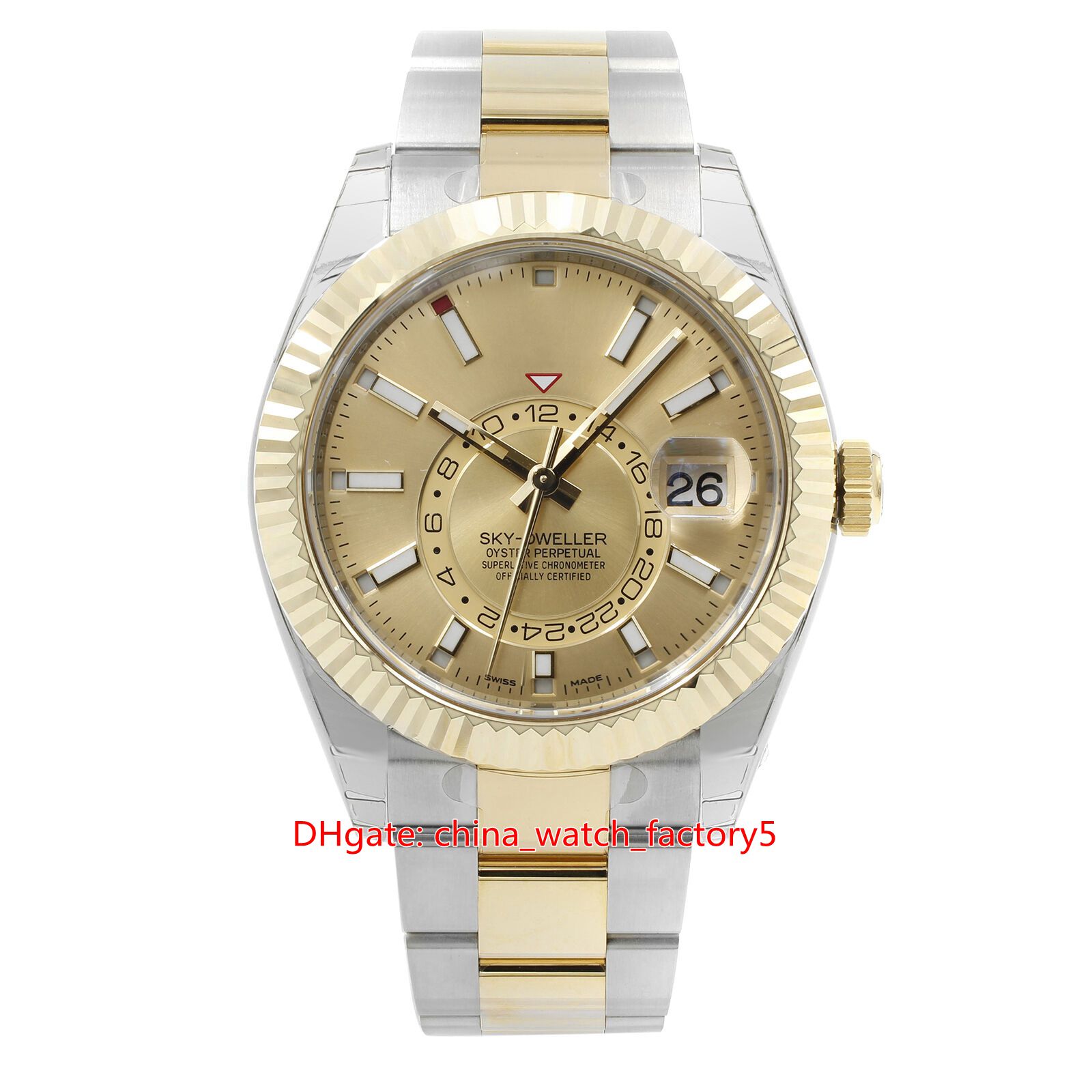 15 Style Top Quality Watches Classic 42mm Sky-Dweller Small Dial Workin 326934 326933 326938 18k Gold Asia 2813 Movement Automatic Mens Watch Men's Wristwatches
15 Style Top Quality Watches Classic 42mm Sky-Dweller Small Dial Workin 326934 326933 326938 18k Gold Asia 2813 Movement Automatic Mens Watch Men's Wristwatches