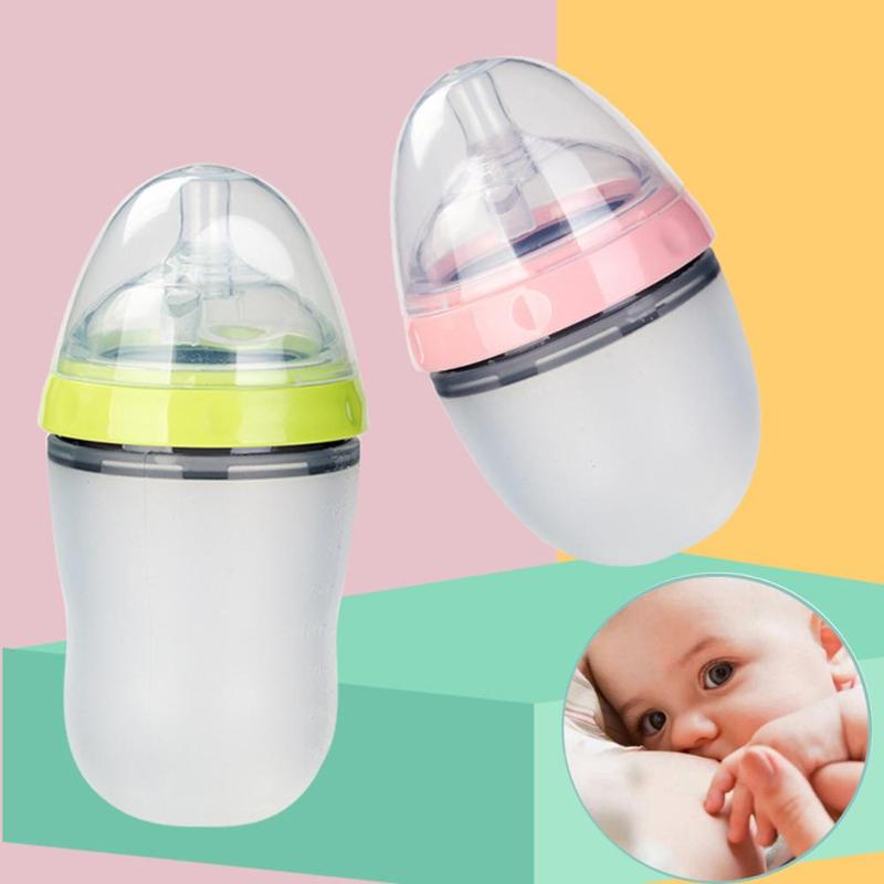Baby Breastmilk Bottle Wide Neck Soft Silicone Feeding Weaning Milk Container Children Mamadeira Nipple Bottle Newborn Feeding
Baby Breastmilk Bottle Wide Neck Soft Silicone Feeding Weaning Milk Container Children Mamadeira Nipple Bottle Newborn Feeding