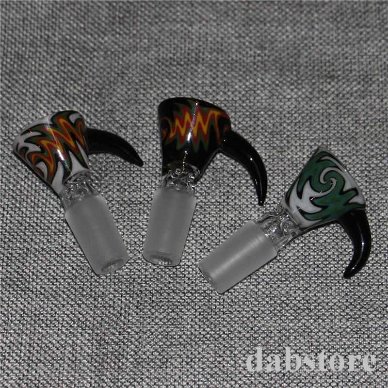Hookah Glass Bowls 14 18 mm Male Joint Colorful wig wag dry herb Holder bowl pieces for Oil Rig Dab Rigs
Hookah Glass Bowls 14 18 mm Male Joint Colorful wig wag dry herb Holder bowl pieces for Oil Rig Dab Rigs