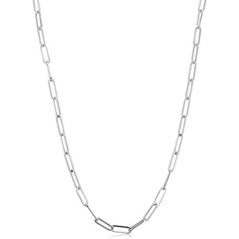 Fashion Paperclip Link Chain Women Necklace Stainless Steel Gold Color Chain Necklace For Women Men Jewelry Gift 220315