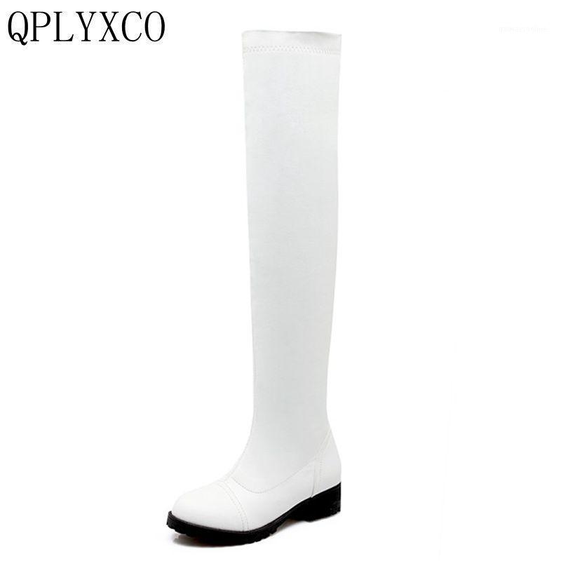 QPLYXCO Big Size 34-43 Women Over Knee Heels Boots Long Botas Warm Sexy Autumn Winter Party Botas zapatos mujer shoes 733-5a1, Black
QPLYXCO Big Size 34-43 Women Over Knee Heels Boots Long Botas Warm Sexy Autumn Winter Party Botas zapatos mujer shoes 733-5a1, Black
