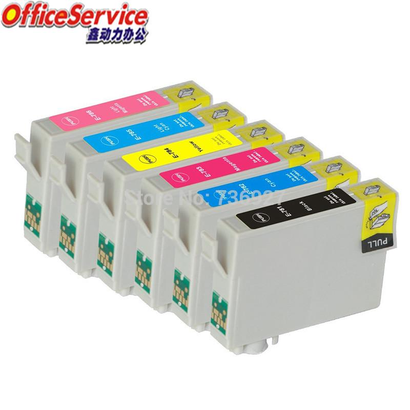 Compatible Ink Cartridge T0781 T0782 T0783 T0784 T0785 T0786 For R260 R280 R380 RX580 RX595 RX680 Artisan 50 printer
Compatible Ink Cartridge T0781 T0782 T0783 T0784 T0785 T0786 For R260 R280 R380 RX580 RX595 RX680 Artisan 50 printer