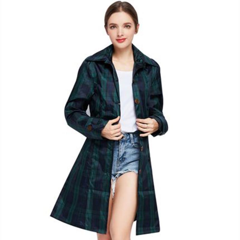 Long Women Waterproof Trench Stylish Green Grid Jacket Rain Poncho Waterproof Raincoat Jacket Coat Hood Belt Rain Gear R5C143
Long Women Waterproof Trench Stylish Green Grid Jacket Rain Poncho Waterproof Raincoat Jacket Coat Hood Belt Rain Gear R5C143