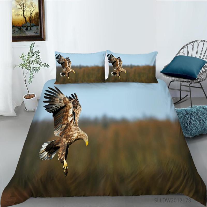 Eagle 3D Custom Design Animal Quilt Cover Sets Comforther Cover Pillowcase King Queen Super King Size Bedding set
Eagle 3D Custom Design Animal Quilt Cover Sets Comforther Cover Pillowcase King Queen Super King Size Bedding set