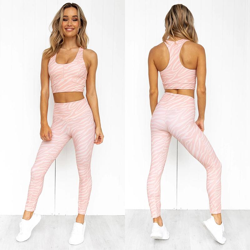 Sexy Stripe Print Women Seamless Yoga Set Fitness Tant Top Gym Yoga Suit Female 2 Pcs Workout Set Casual Running Sportswear, As pic
Sexy Stripe Print Women Seamless Yoga Set Fitness Tant Top Gym Yoga Suit Female 2 Pcs Workout Set Casual Running Sportswear, As pic