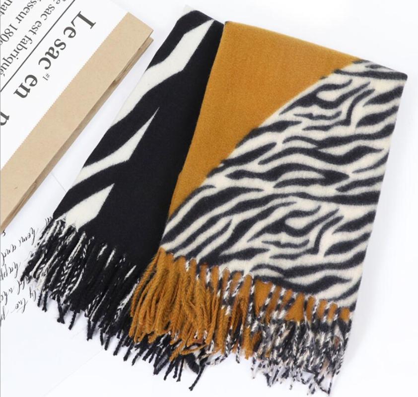 Patchwork Winter Scarf Zebra patternPrint Women Cashmere Warm Foulard Female Scarves Thick Soft Bufanda Shawl Wraps 
Patchwork Winter Scarf Zebra patternPrint Women Cashmere Warm Foulard Female Scarves Thick Soft Bufanda Shawl Wraps