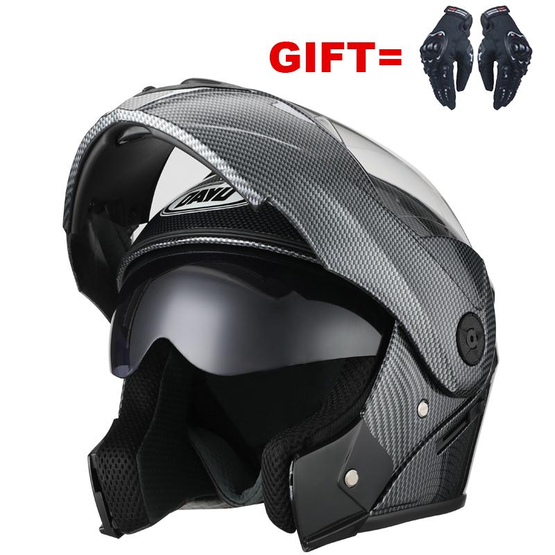 Up Flip Motorcycle Helmets Motocross Racing Modular Dual Lens Carbon Helf Helmet Full Face Helm Safe Cascos Para Moto dual visor, Blue
Up Flip Motorcycle Helmets Motocross Racing Modular Dual Lens Carbon Helf Helmet Full Face Helm Safe Cascos Para Moto dual visor, Blue