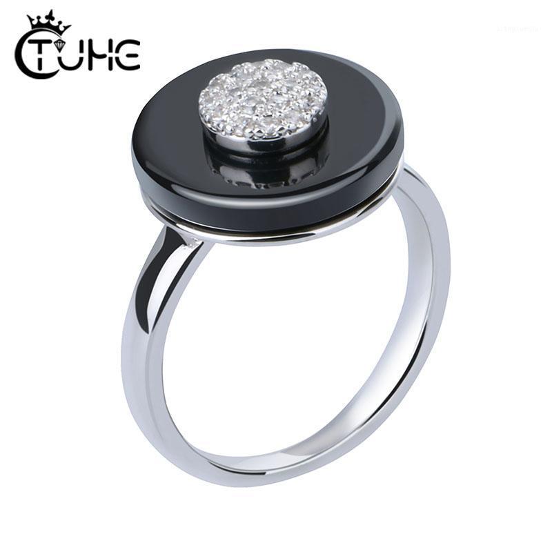 Cluster Rings Crystal Circle 2022 Temperament Fashion Geometric Ring Women CZ Zircon Ceramic Jewelry Christmas Gift, Golden;silver
Cluster Rings Crystal Circle 2022 Temperament Fashion Geometric Ring Women CZ Zircon Ceramic Jewelry Christmas Gift, Golden;silver