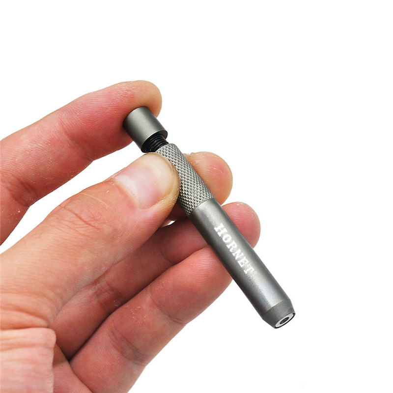 Fashion Metal One Hitter Bat Pipe 78MM Aluminum Smoking Pipe Hand Pipes Tobacco Cigarette Holder Accessories