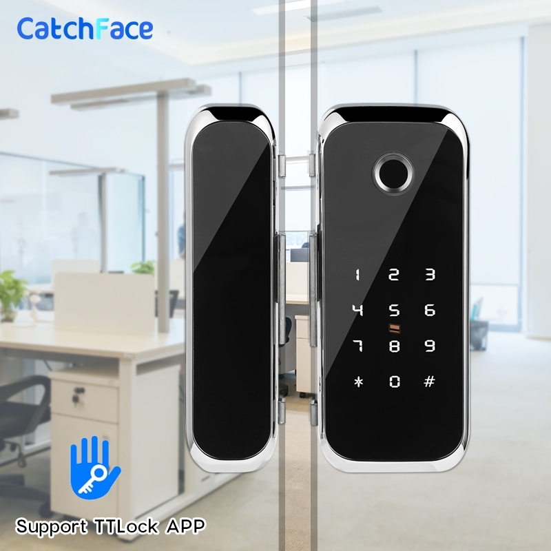 TTlock APP Fingerprint Smart lock WiFi remote control with IC card password for frameless glass door push or sliding door 201013
TTlock APP Fingerprint Smart lock WiFi remote control with IC card password for frameless glass door push or sliding door 201013