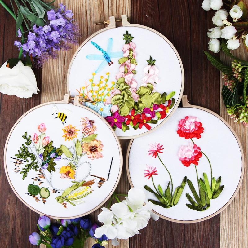 Paintings DIY Ribbon Embroidery Kits For Beginner Handmade Needlework Canvas Cross Stitch Sets Swing Craft Painting Christmas Gift Decor
Paintings DIY Ribbon Embroidery Kits For Beginner Handmade Needlework Canvas Cross Stitch Sets Swing Craft Painting Christmas Gift Decor