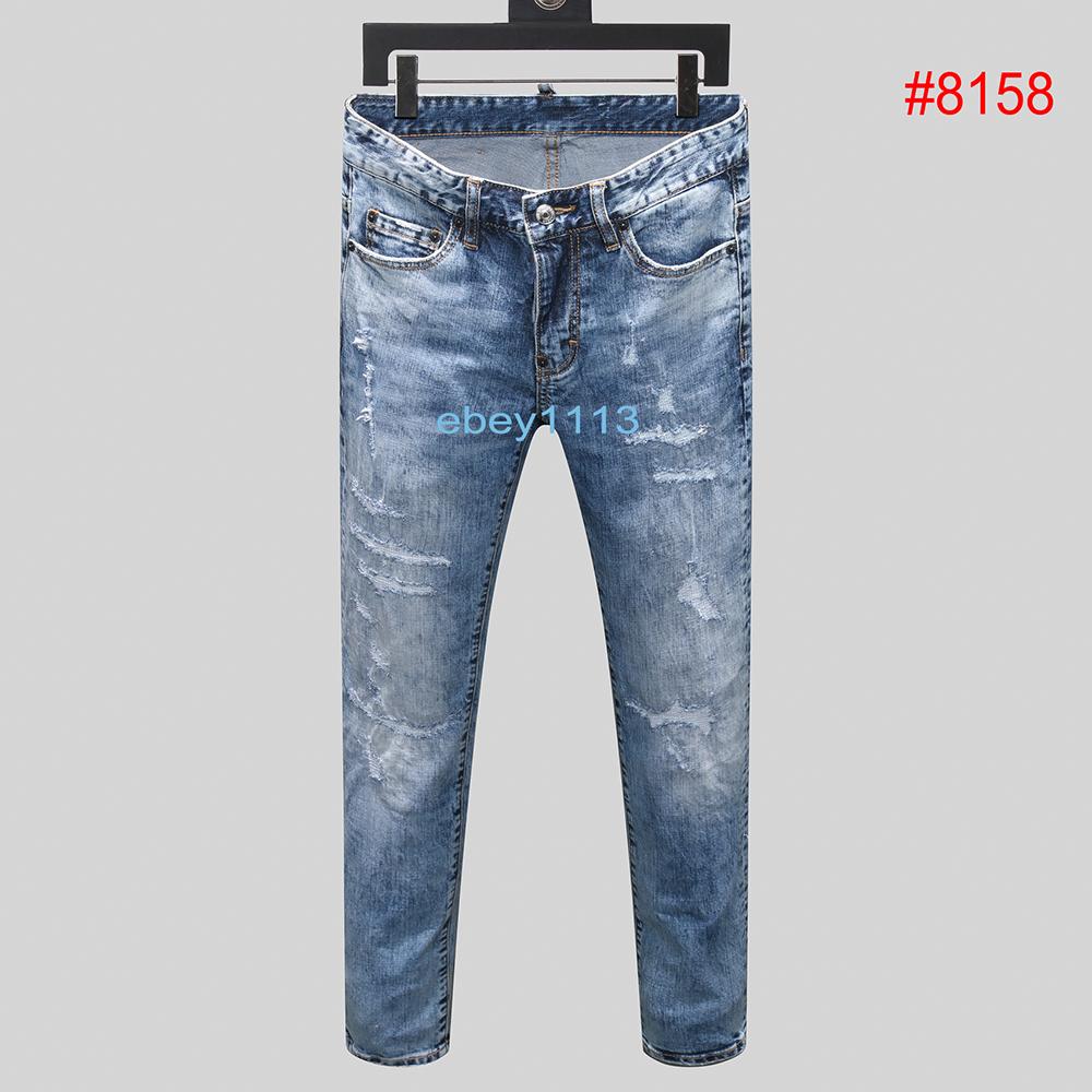 mens denim jeans black ripped pants best version fashion Italy stlye denim jeans biker motorcycle rock jean #8158 Vvo, Blue
mens denim jeans black ripped pants best version fashion Italy stlye denim jeans biker motorcycle rock jean #8158 Vvo, Blue