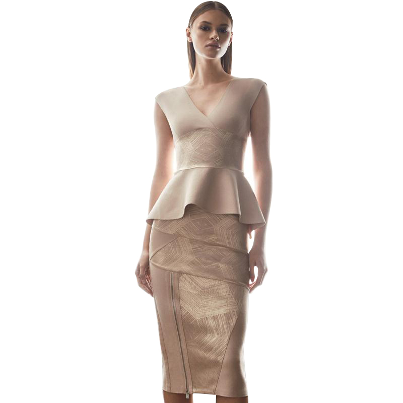 2020 Set Gold 2pcs Bronzing Women Patchwork Zipper Dress Deep Bandage Decorated v at Height of the Knee-long Mode Lady Dressed Icbz, April
2020 Set Gold 2pcs Bronzing Women Patchwork Zipper Dress Deep Bandage Decorated v at Height of the Knee-long Mode Lady Dressed Icbz, April