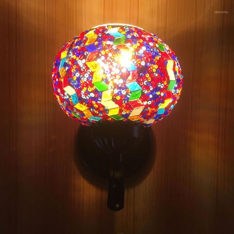 Turkish Lampshade Wall Lamp AC85-265V LED Wall Lamp Aisle Staircase Retro sconce bracket light1
Turkish Lampshade Wall Lamp AC85-265V LED Wall Lamp Aisle Staircase Retro sconce bracket light1