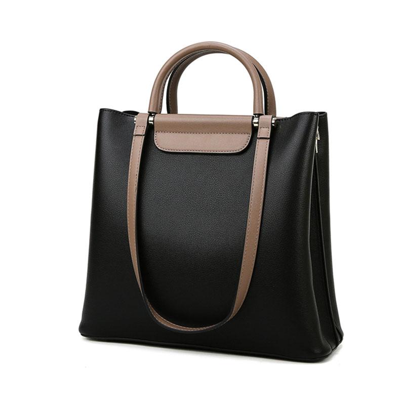 Quality Cowhide Leather Bag Fashion Luxury Designer Women Leather Handbag Female Bag sac de luxe femme Black, Black small
Quality Cowhide Leather Bag Fashion Luxury Designer Women Leather Handbag Female Bag sac de luxe femme Black, Black small