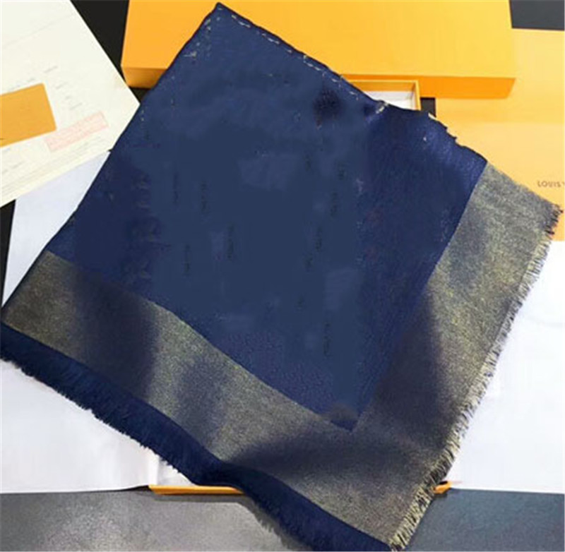 new scarf female shawl colorful bright gold thread wool yarn-dyed font scarf shawl 140*140cm