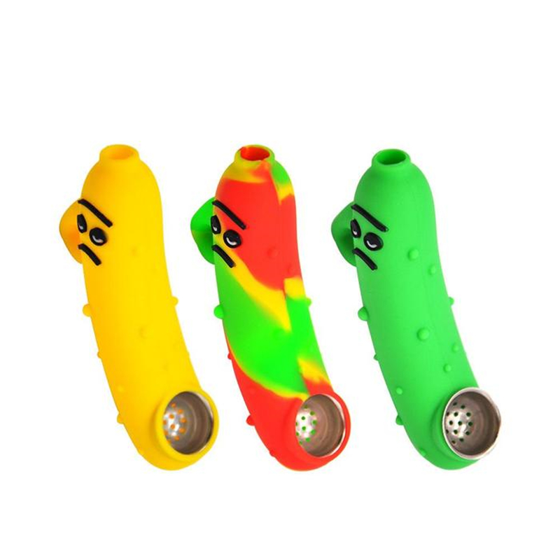 Easy clean mixed color 4.3inches Silicone Pipe smoking Pipes Reuse Unbreakable Tobacco Banana glass water
Easy clean mixed color 4.3inches Silicone Pipe smoking Pipes Reuse Unbreakable Tobacco Banana glass water