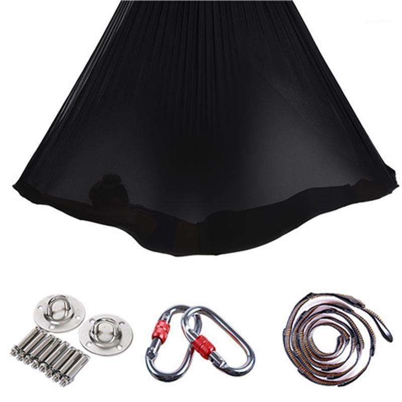 SPORTSHUB 5*2.8M 2.4KGS Elastic Nylon Silk Multifunction Anti-gravity Yoga Belts for Training Aerial Yoga Hammock Swing O2K00111, Black
SPORTSHUB 5*2.8M 2.4KGS Elastic Nylon Silk Multifunction Anti-gravity Yoga Belts for Training Aerial Yoga Hammock Swing O2K00111, Black