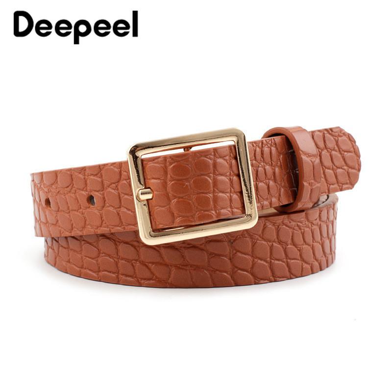 Belts Deepeel 1pc 2.3*105cm Luxury Fashion Waist Women Alloy Square Buckle Crocodile Pattern PU Leather Belt Stylish Decoration, Black
Belts Deepeel 1pc 2.3*105cm Luxury Fashion Waist Women Alloy Square Buckle Crocodile Pattern PU Leather Belt Stylish Decoration, Black
