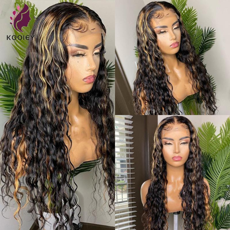HD Transparent 13x6 Lace Front Human Hair Wigs For Women Highlight Blonde Ombre Brazilian Water Wave Hair Lace Frontal Wigs, Black;brown
HD Transparent 13x6 Lace Front Human Hair Wigs For Women Highlight Blonde Ombre Brazilian Water Wave Hair Lace Frontal Wigs, Black;brown