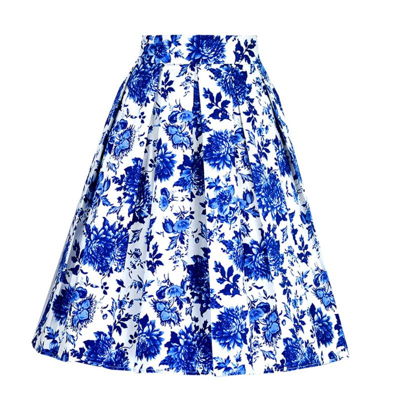 50s 60s Vintage Tennis Midi Skirt SS0012 Floral Print jupe femme White and Blue Pleated Skirt Plus Size, Leaves
50s 60s Vintage Tennis Midi Skirt SS0012 Floral Print jupe femme White and Blue Pleated Skirt Plus Size, Leaves