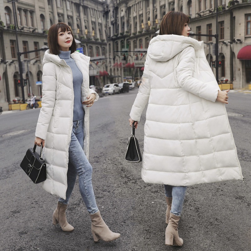 S-6XL autumn winter sale Women Plus size Fashion cotton Down jacket hoodie long Parkas warm Jackets Female winter coat clothes T200107