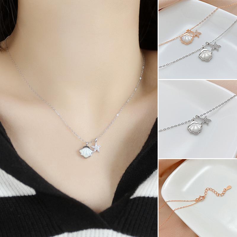Chains Shell Starfish Pendant Necklace Chocker Clavicle Chain Jewelry Gift For Women Party Wedding NOV99
Chains Shell Starfish Pendant Necklace Chocker Clavicle Chain Jewelry Gift For Women Party Wedding NOV99