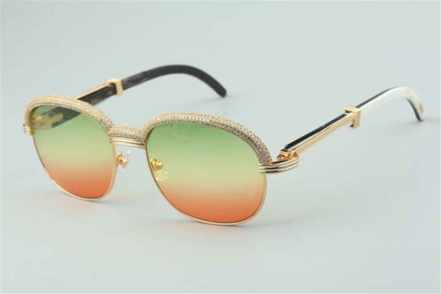 19 Best-selling High-quality Diamond Sunglasses, Fashionable High-end Atmosphere Upper Natural mixed Horned Mirror Lens Sunglasses 1116728-A
19 Best-selling High-quality Diamond Sunglasses, Fashionable High-end Atmosphere Upper Natural mixed Horned Mirror Lens Sunglasses 1116728-A