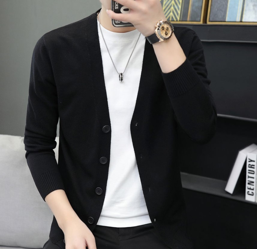 2021 High quality Spring Autumn Cardigan Man's Nightgown of Solid Color Tending Knitted Men's Turtlenecks Y9PZ
2021 High quality Spring Autumn Cardigan Man's Nightgown of Solid Color Tending Knitted Men's Turtlenecks Y9PZ
