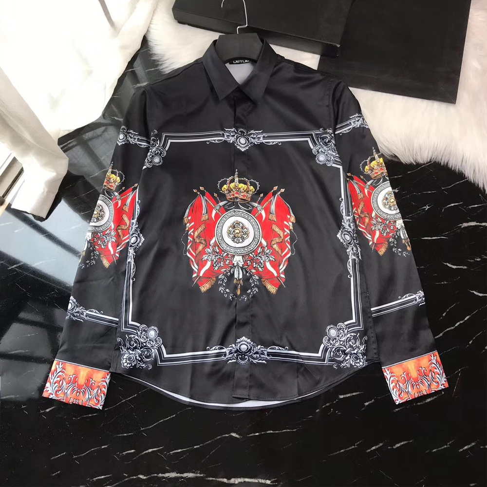Mens Cotton Dress Shirt Men 3d Red Flag Crown High Quality Slim Fit Casual Shirts Dy2272 Vybp, Black
Mens Cotton Dress Shirt Men 3d Red Flag Crown High Quality Slim Fit Casual Shirts Dy2272 Vybp, Black