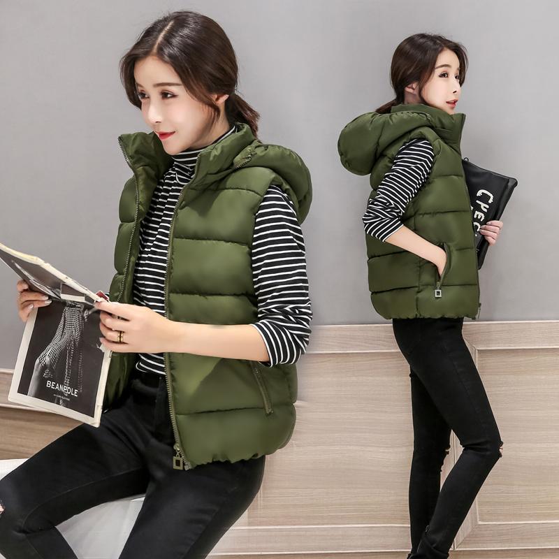 QIMAGE Fashion 2020 Women Vest Short Silm Hood Waistcoat Thick Warm Cotton Padded Vest Female Sleeveless Jacket Lady Outwear XXL, Black
QIMAGE Fashion 2020 Women Vest Short Silm Hood Waistcoat Thick Warm Cotton Padded Vest Female Sleeveless Jacket Lady Outwear XXL, Black
