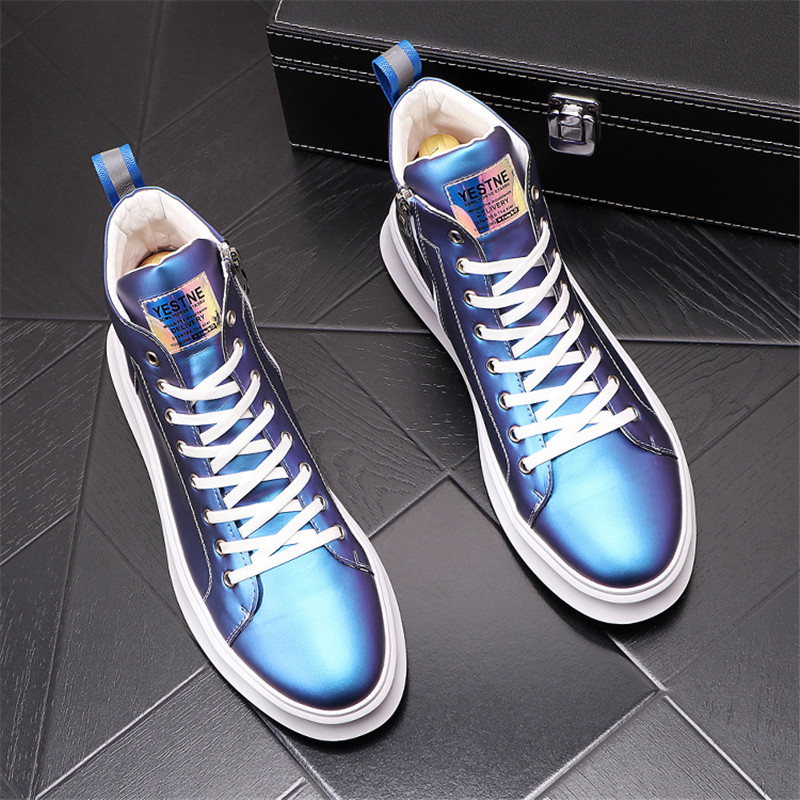 NEW arrival Men Top Brand Designer Glitter white Gold increase Shoes Men's Dress Sequined Loafers Men's flats platform loafers BM650, Blue
NEW arrival Men Top Brand Designer Glitter white Gold increase Shoes Men's Dress Sequined Loafers Men's flats platform loafers BM650, Blue