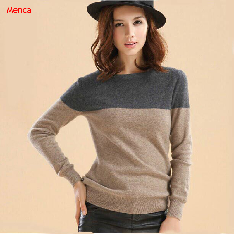 Women' cashmere sweater knits new winter wear gray oneck+ camel retail ladies'tops tops wool jumpers, The picture
Women' cashmere sweater knits new winter wear gray oneck+ camel retail ladies'tops tops wool jumpers, The picture