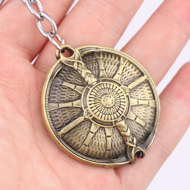 Vintage Punk God of War 4 Leviathan Key Chain Keychains Metal Keyrings Kratos Guardian Shield Chaveiro Brelok For Men Trinkets
Vintage Punk God of War 4 Leviathan Key Chain Keychains Metal Keyrings Kratos Guardian Shield Chaveiro Brelok For Men Trinkets