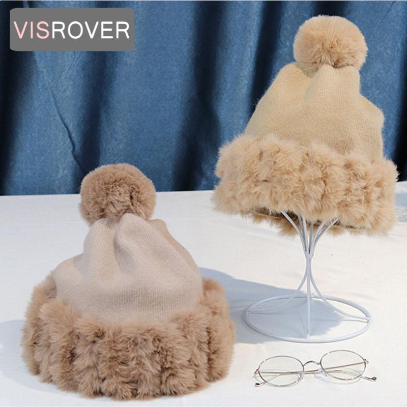 VISROVER 8 colors solid fur beanies winter hat for woman acrylic pompom hat woman Autumn Warm skullies gift Wholesales
VISROVER 8 colors solid fur beanies winter hat for woman acrylic pompom hat woman Autumn Warm skullies gift Wholesales