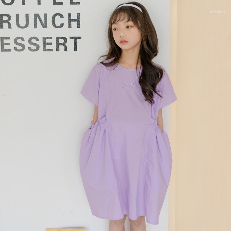 Purple Girls Casual Dress with Pockets 8 10 12 years Summer 2020 Korean style Kids Girl Outfit1, Lavender
Purple Girls Casual Dress with Pockets 8 10 12 years Summer 2020 Korean style Kids Girl Outfit1, Lavender