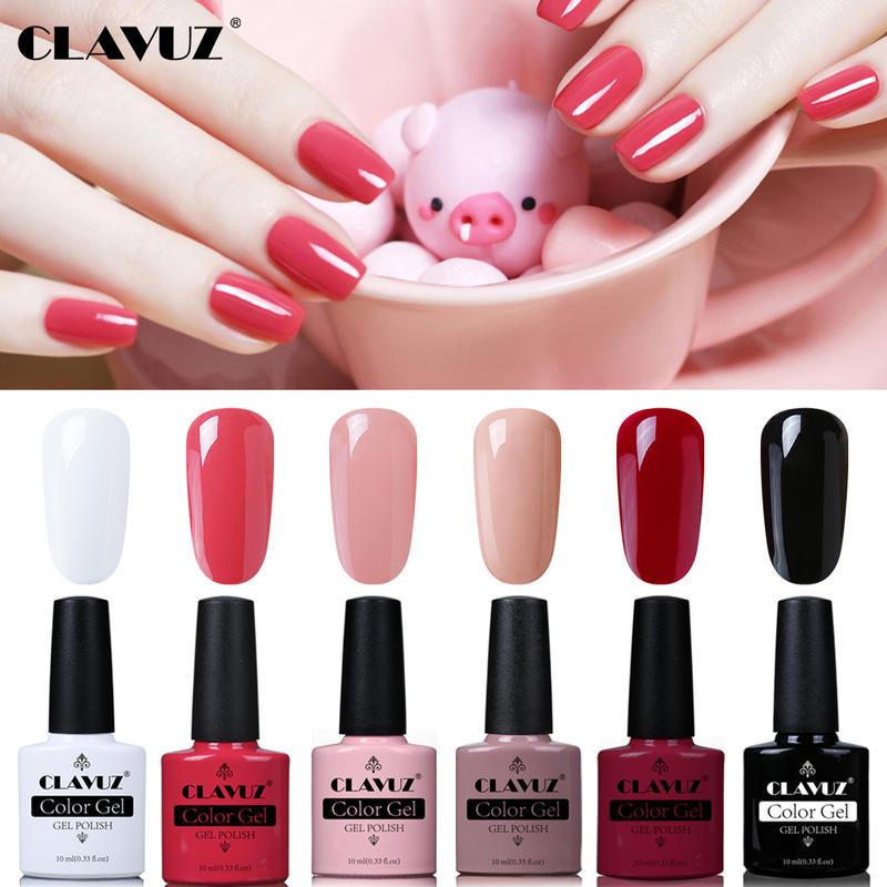 CLAVUZ 6PCS S Series Color Gel Polish Soak Off UV LED Nail Varnish Primer Manicure Kit 10ML, Red;pink
CLAVUZ 6PCS S Series Color Gel Polish Soak Off UV LED Nail Varnish Primer Manicure Kit 10ML, Red;pink