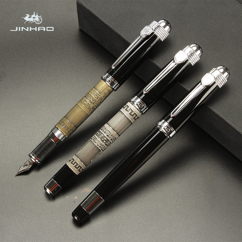 Jinhao 189 One-Word Nine-Tripod Pen Craft Gift Pen Good Quality Corrosion Signature Pen Custom Relief Ballpoint, Customize
Jinhao 189 One-Word Nine-Tripod Pen Craft Gift Pen Good Quality Corrosion Signature Pen Custom Relief Ballpoint, Customize