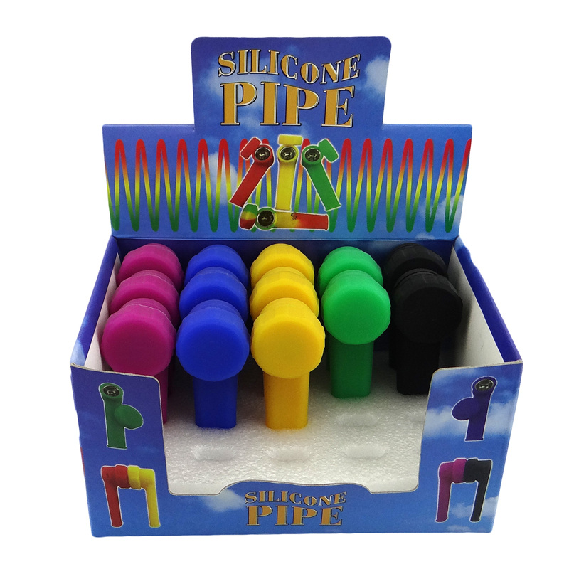 Multi-color Silicone mini Pipes high quality Tobacco with metal Bowl spoon smoking accessories
Multi-color Silicone mini Pipes high quality Tobacco with metal Bowl spoon smoking accessories