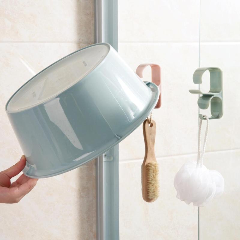 OTHERHOUSE Plastic Bathroom Kitchen Self Washbasin Hook Hanger Wall Adhesive Hook Basin Holder Bathroom Organizer Storage Rack
OTHERHOUSE Plastic Bathroom Kitchen Self Washbasin Hook Hanger Wall Adhesive Hook Basin Holder Bathroom Organizer Storage Rack